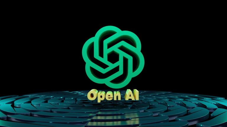 a circular maze with the words open ai on it